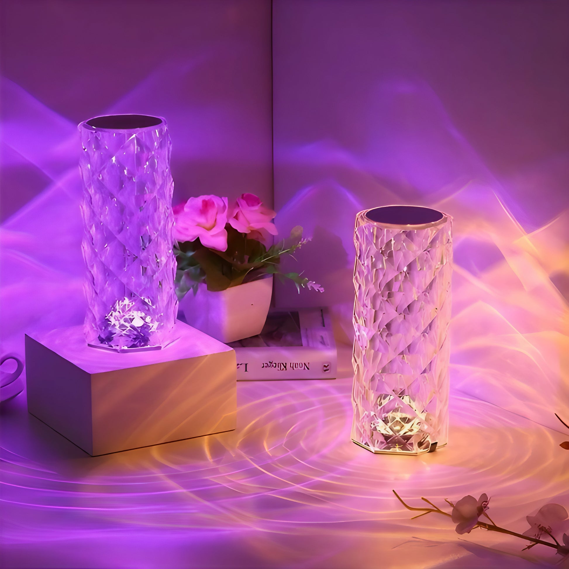 ابجوره كريستال ١٦ لون تعمل بالريموت - Hommy