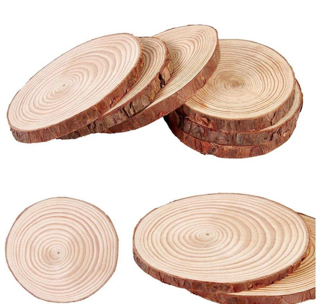 كوستر خشب طبيعي - ٥ قطع - Hommy