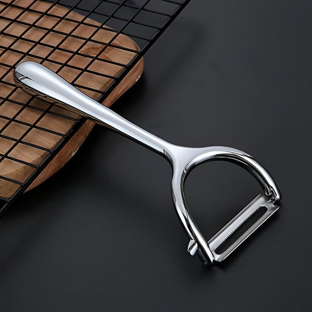 مقشرة خضروات وفاكهة ستانلس ستيل - Hommy