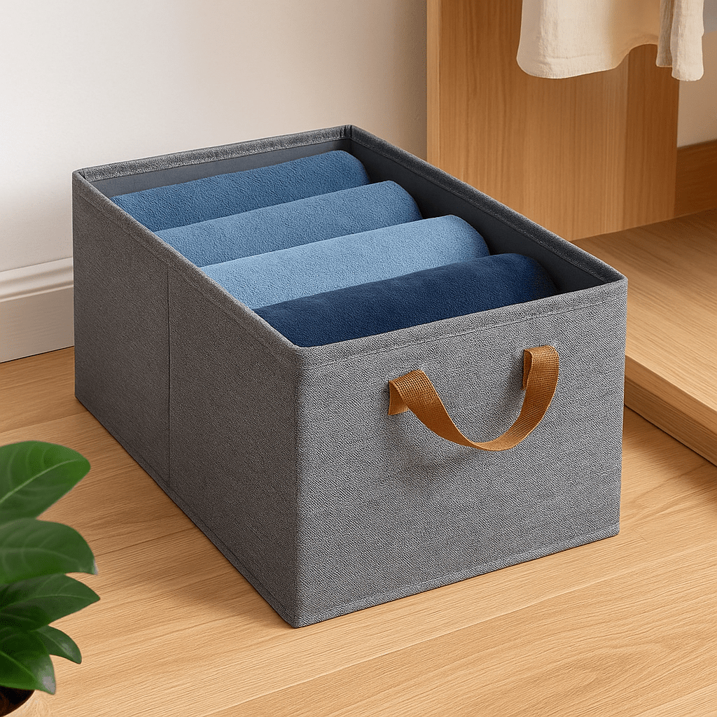 صندوق تخزين قماشي قابل للطي - Hommy