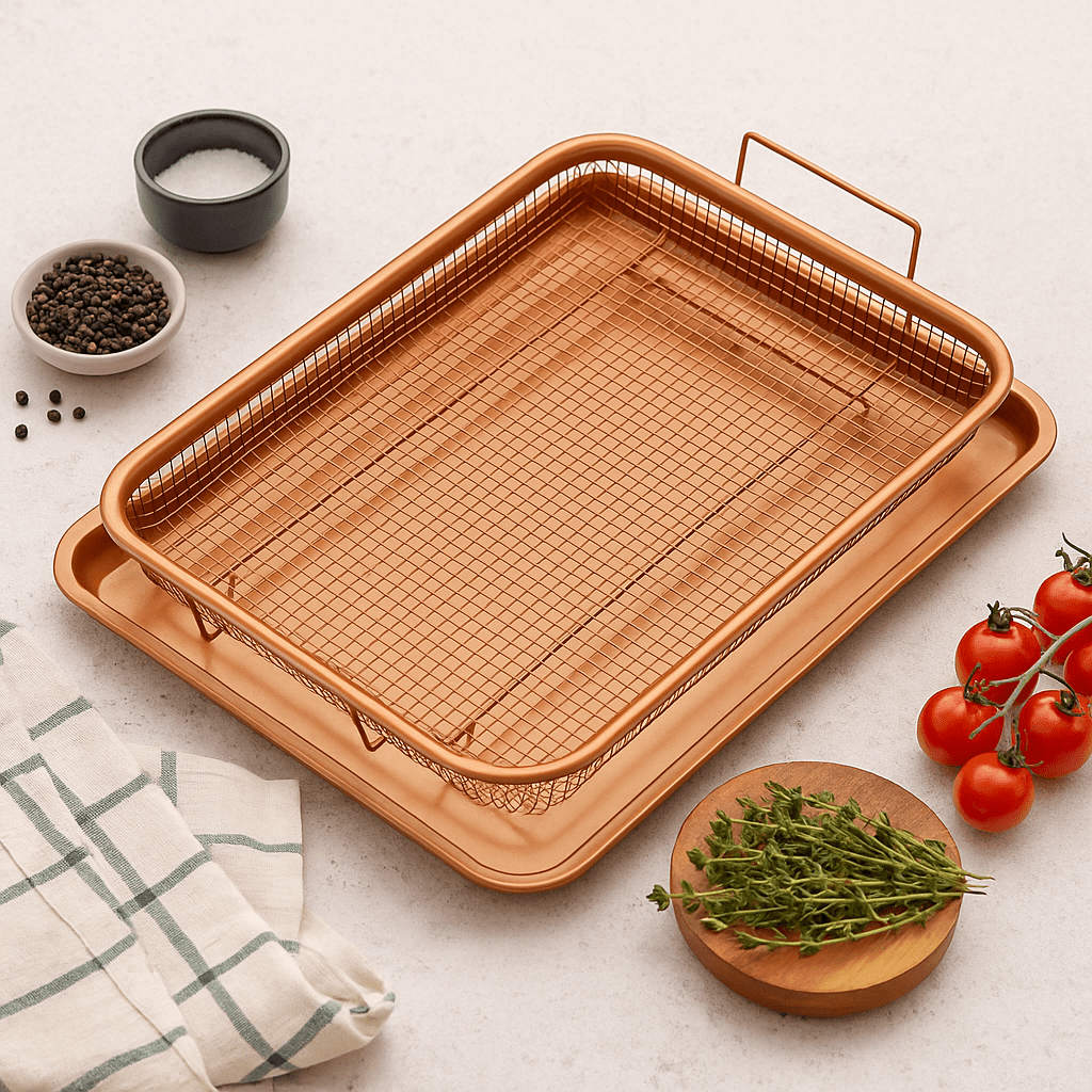 صينية خبز وقلي بتصميم شبكي - Hommy