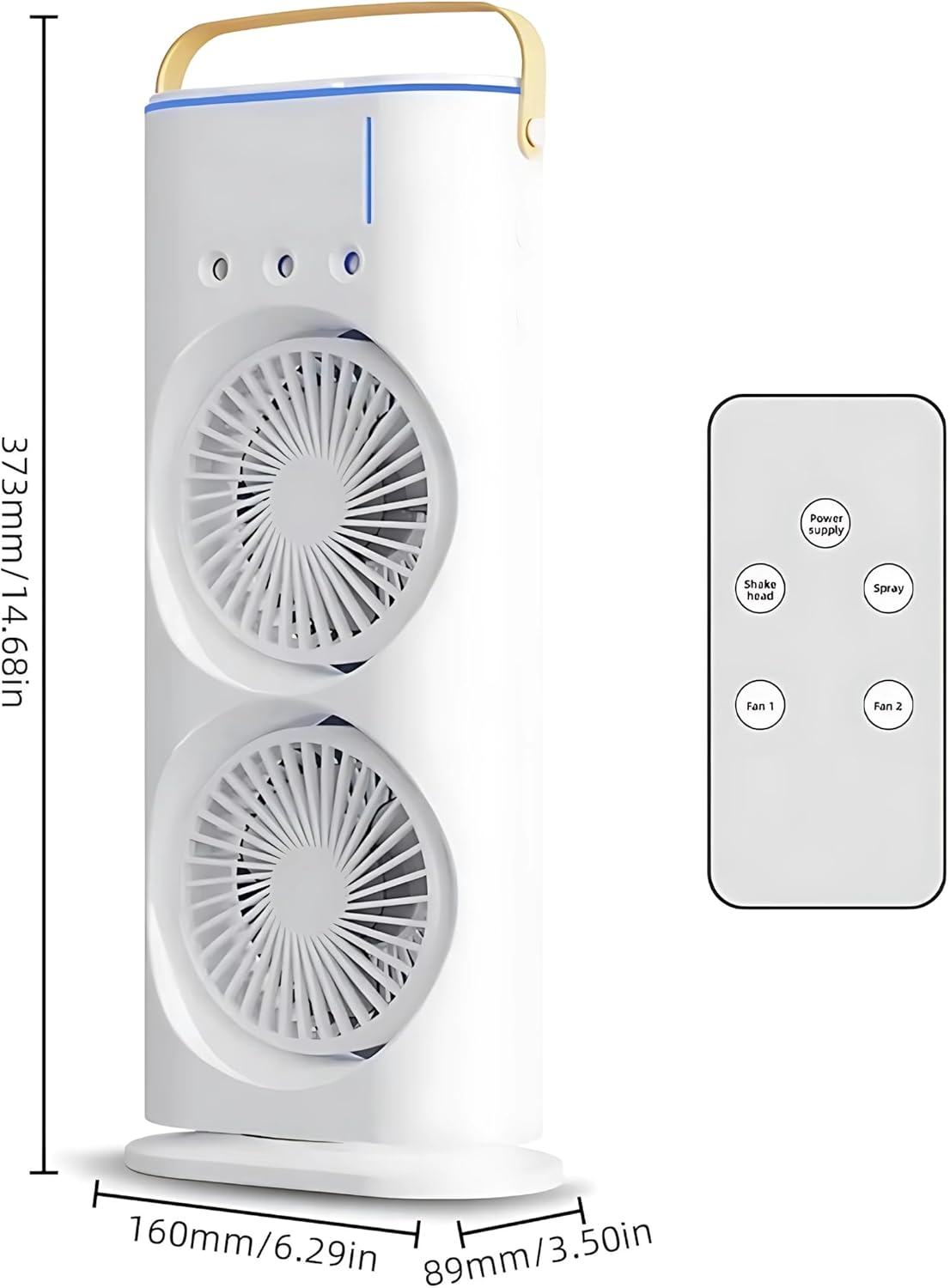 تكييف صحراوي محمول ٢ مروحه - Hommy
