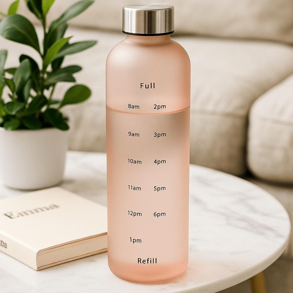 زجاجة ماء محفزة – 1 لتر مقاومة للتسرب - Hommy