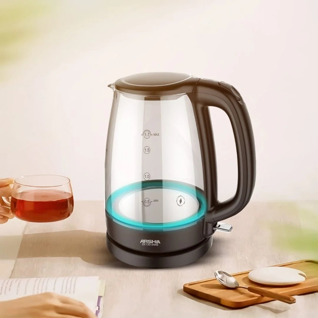 1.7L Glass Kettle – Arshia – 3449