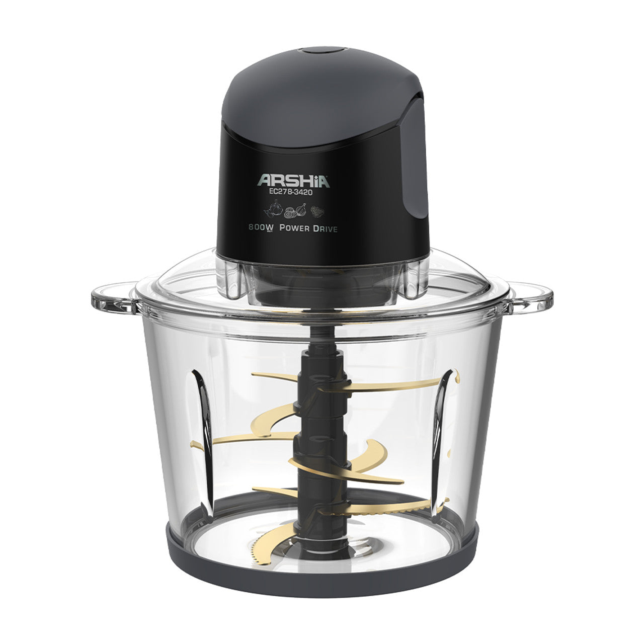 مفرمة كهربائية من أرشيا 3 لتر أسود – 800 وات | Arshia Electric Chopper 3L 3420