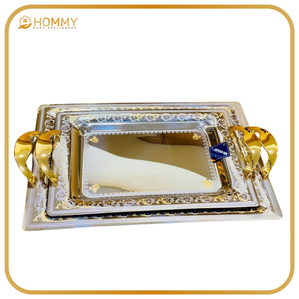 طقم صواني ارشيا ٢ قطعه (3427)