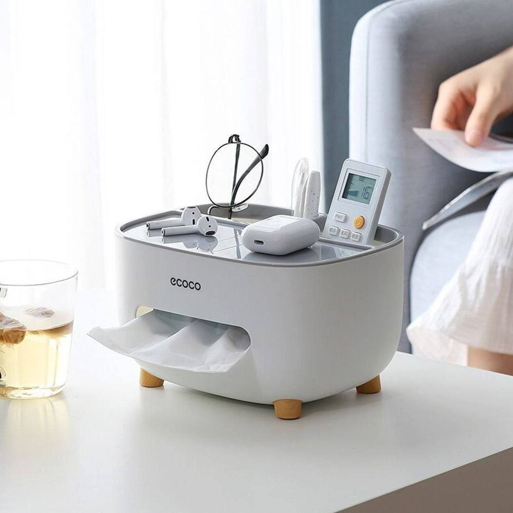 علبة مناديل و منظم ايكوكو - Hommy