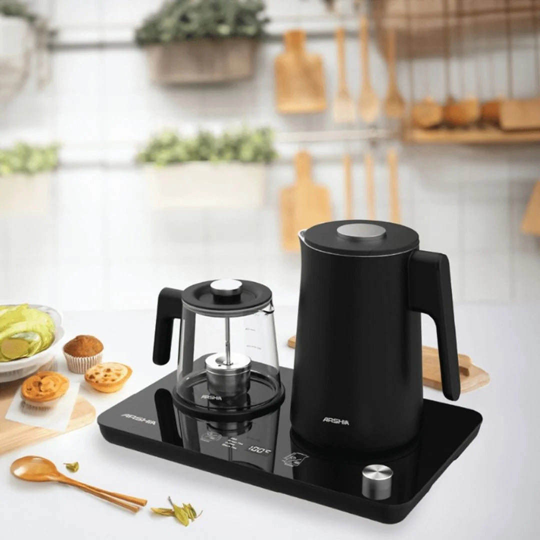 Arshia Tray Kettle (Black) – 3192