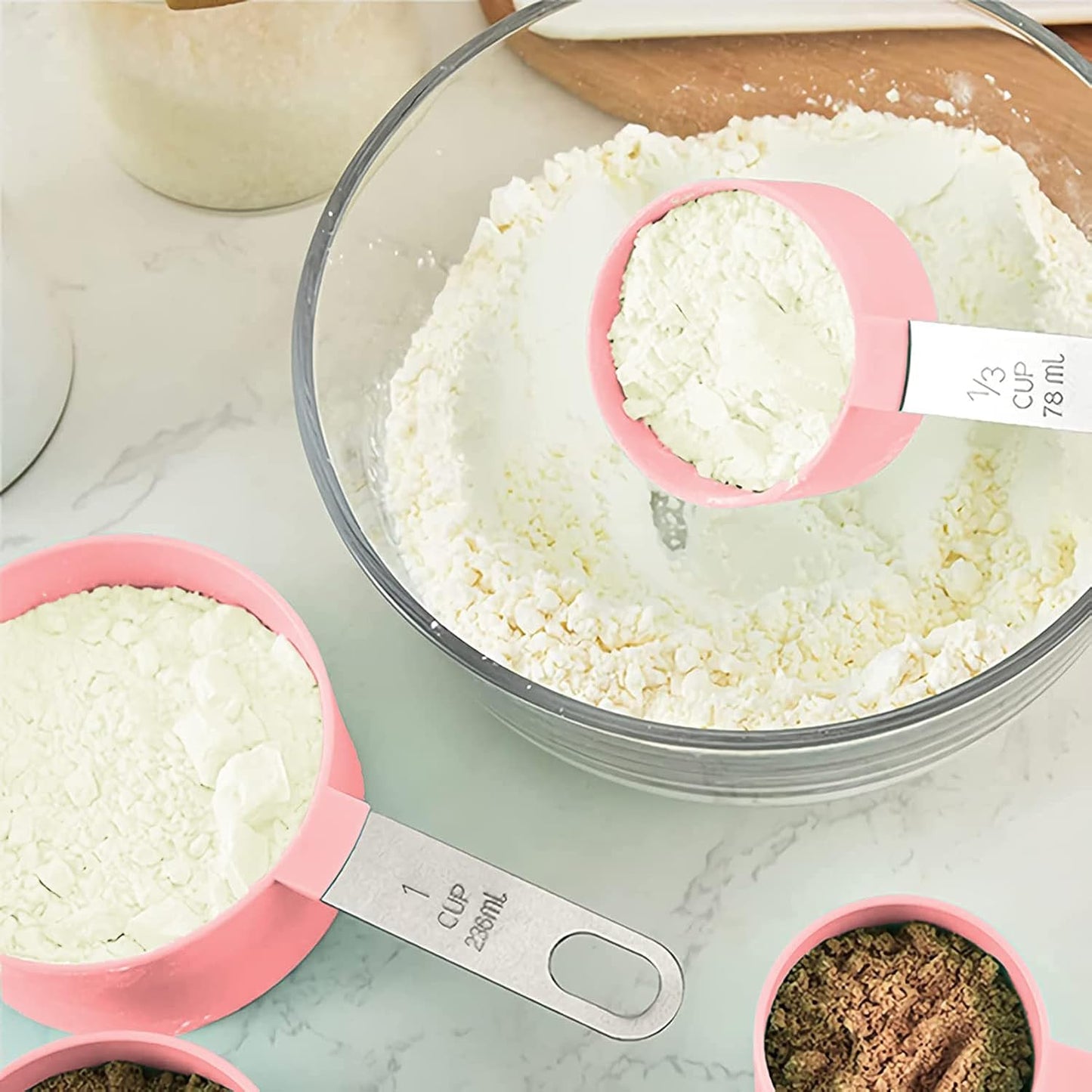 مجموعة اكواب و ملاعق قياس - Hommy