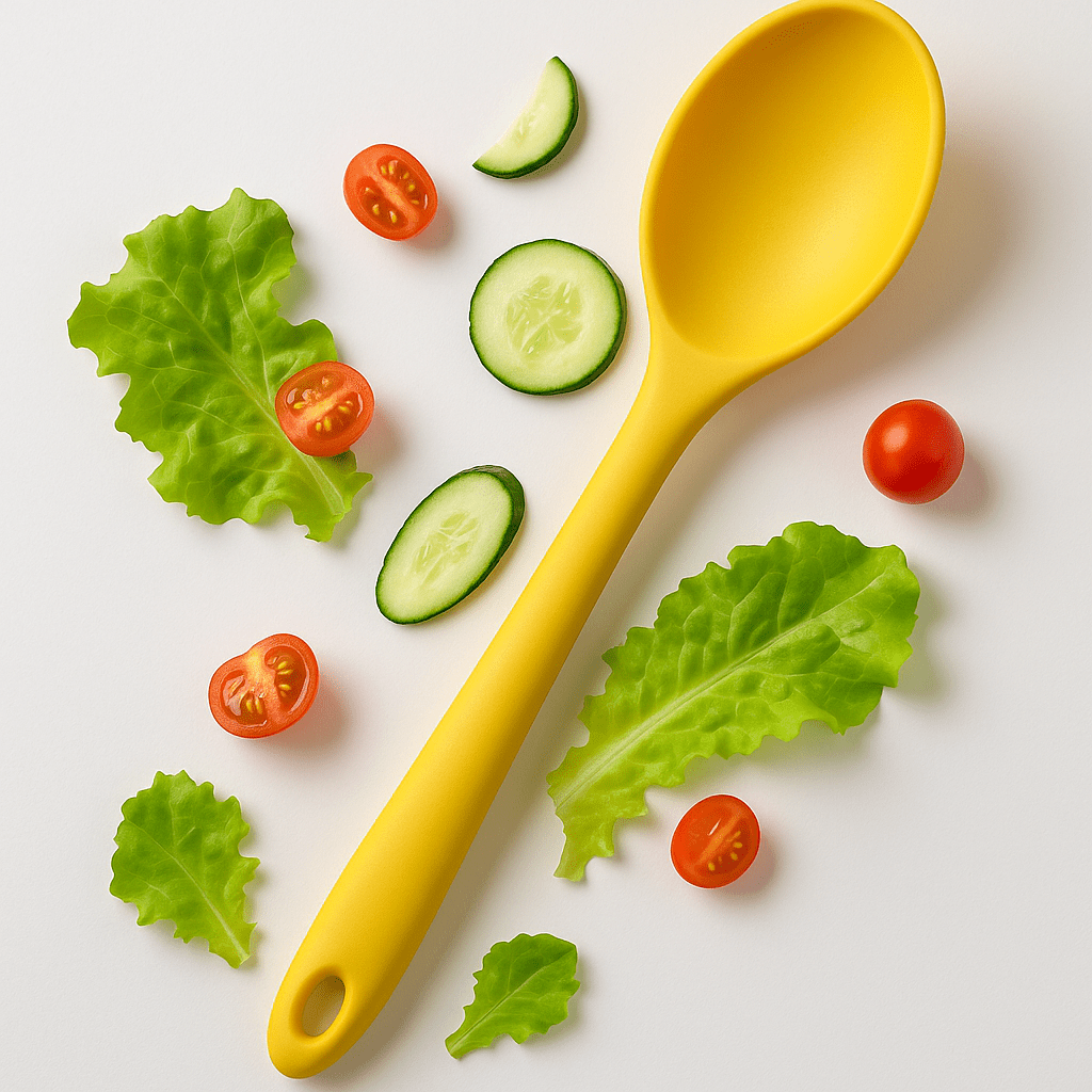 ملعقه سيليكون غير مسطحه - Hommy