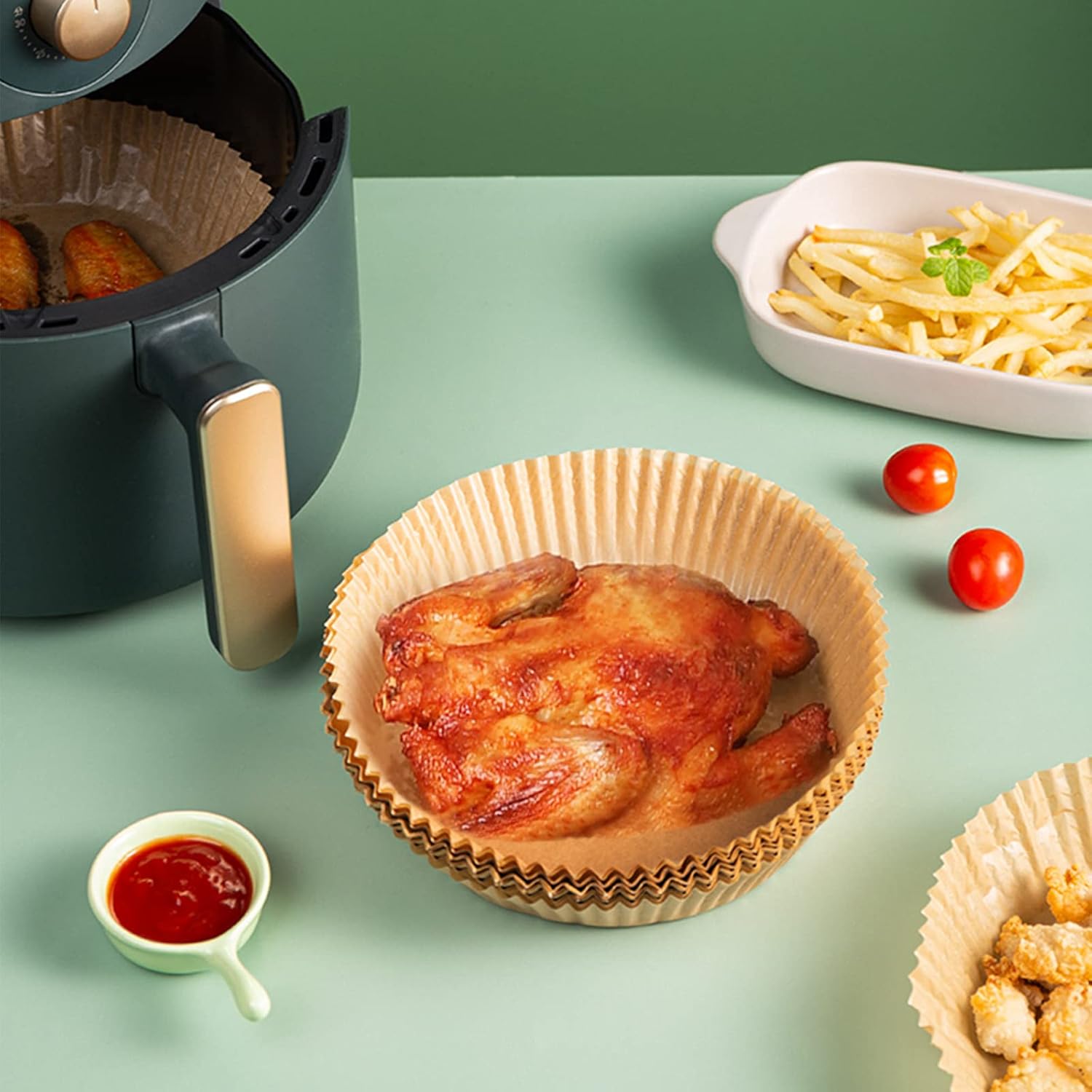 ورق قلاية هوائية غير لاصق - Hommy